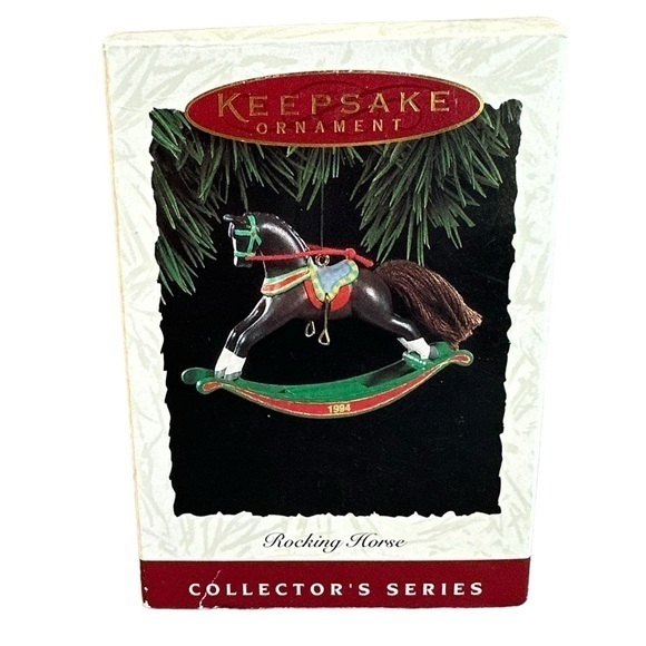 Hallmark Keepsake Christmas Ornament ‘Rocking‎ Horse’ 1994 - Picture 1 of 2
